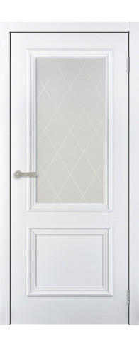 Бергамо-4: Цвет: Белый, Вид двери: Стеклянная (ДО): Цвет: Белый, Вид двери: Стеклянная (ДО), Размер: 2000х400