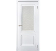 Бергамо-4: Цвет: Белый, Вид двери: Стеклянная (ДО)