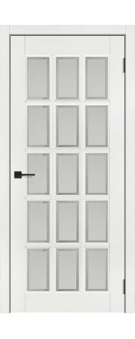 Английская решетка 15: Цвет: Белый жемчуг, Вид двери: Стеклянная (ДО): Цвет: Белый жемчуг, Вид двери: Стеклянная (ДО), Размер: 2000х400
