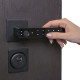Умная электронная дверная ручка с отпечатком пальца модель Smart lock T888 Черная