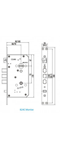 Электронный дверной замок Philips EasyKey Alpha-5HB Электронный дверной замок Philips EasyKey Alpha-5HB