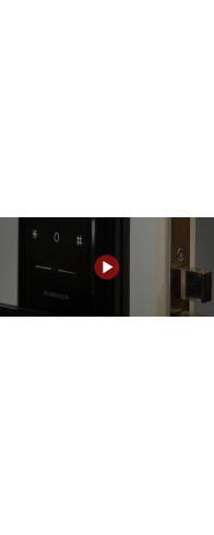 Врезной электронный дверной замок Solity GSP-2000BK BLACK с отпечатком пальца Врезной электронный дверной замок Solity GSP-2000BK BLACK с отпечатком пальца