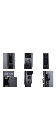Биометрический врезной дверной замок Smart lock Black Биометрический врезной дверной замок Smart lock Black