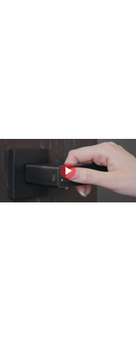 Умная электронная дверная ручка с отпечатком пальца модель Smart lock T888 Черная Умная электронная дверная ручка с отпечатком пальца модель Smart lock T888 Черная