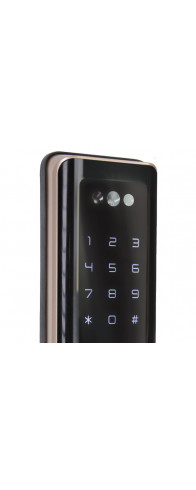 Умный дверной замок с ручкой Solity GP-6000BAK Champagne Gold, Face-ID Умный дверной замок с ручкой Solity GP-6000BAK Champagne Gold, Face-ID