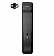 Врезной электронный дверной замок Kaadas K9-5W Black с отпечатком пальца