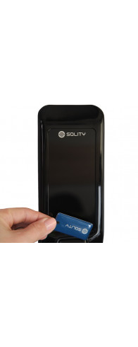 Электронный дверной замок Solity GP-3000BK BLACK с отпечатком пальца Электронный дверной замок Solity GP-3000BK BLACK с отпечатком пальца