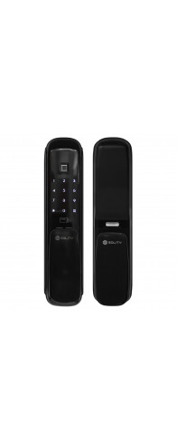 Врезной электронный дверной замок Solity GSP-1000BK BLACK с отпечатком пальца Врезной электронный дверной замок Solity GSP-1000BK BLACK с отпечатком пальца