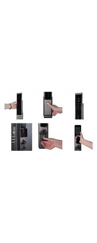 Биометрический врезной дверной замок Smart lock DZ015B