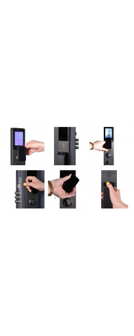 Биометрический врезной дверной замок Smart lock DZ011B