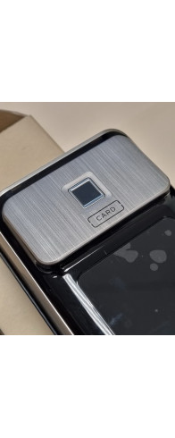Врезной электронный дверной замок Solity GSP-2000BK Dark Silver с отпечатком пальца Врезной электронный дверной замок Solity GSP-2000BK Dark Silver с отпечатком пальца
