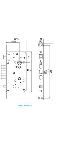 Электронный дверной замок Philips EasyKey DDL702 Face ID Электронный дверной замок Philips EasyKey DDL702 Face ID