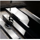 Арт. 125х35 Glass Facet Premium Black, L-700 мм