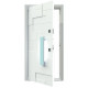 Арт. 125х35 Glass Facet Premium White, L-700 мм