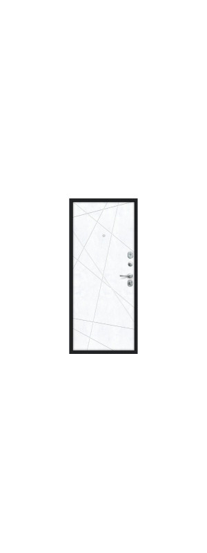 Дверь входная  Porta R-3 15/15 Graphite Art/Snow Art / Super White/Лунный камень