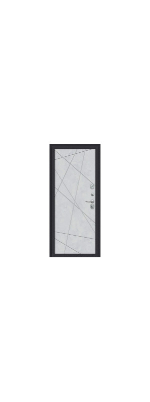 Дверь входная  Porta R-3 15/15 Graphite Art/Snow Art / Super White/Лунный камень