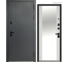 Luxor 2МДФ Вертикаль Зеркало Эмалит Белый