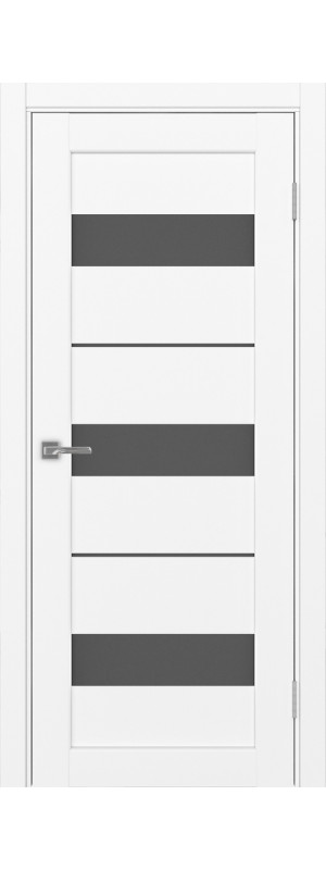 Межкомнатная дверь Парма_426.122.40  Белый снежный Графит матовое 400x2000 мм
