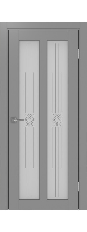 Межкомнатная дверь Парма_421.22.70  Серый Геометрия 700x2000 мм