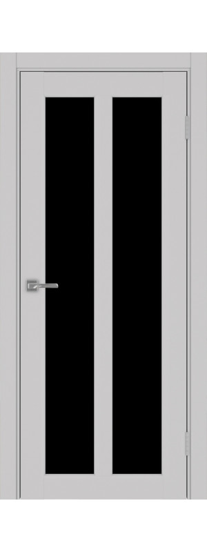 Межкомнатная дверь Парма_421.22.70  Пепельный LACчерный 700x2000 мм