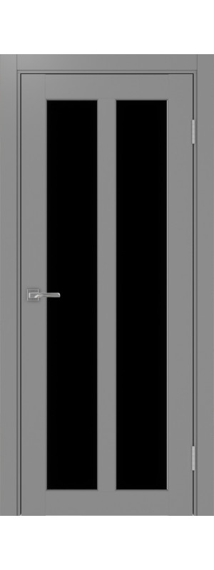 Межкомнатная дверь Парма_421.22.70  Серый LACчерный 700x2000 мм
