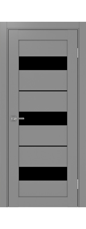 Межкомнатная дверь Парма_426.122.30  Серый LACчерный 300x2000 мм
