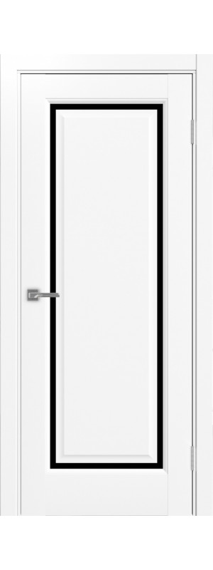 Межкомнатная дверь Тоскана_Neo_601С.21.45  Белый снежный LACчерный 450x2000 мм