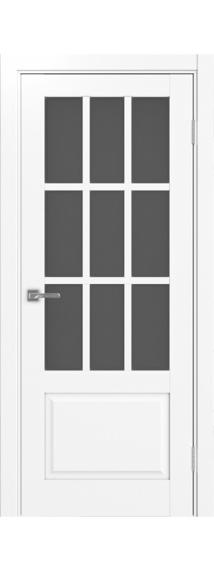 Межкомнатная дверь Тоскана_642.2221.80  Белый снежный Графит матовое 800x2000 мм