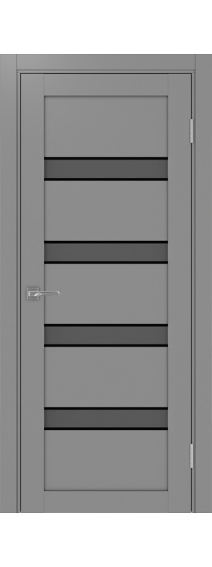 Межкомнатная дверь Турин 505AПCSB.12.40  Серый Графит матовое 400x2000 мм