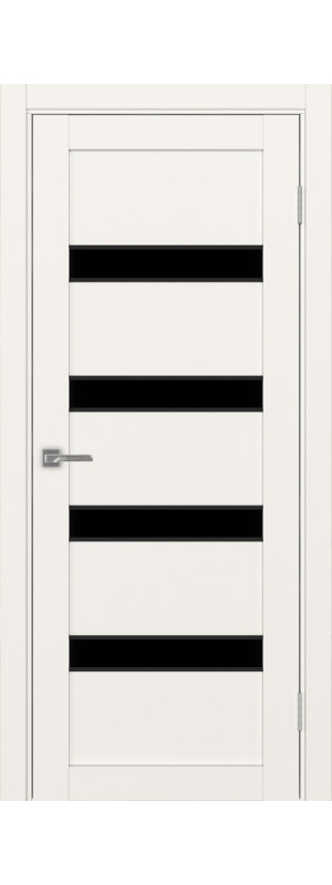 Межкомнатная дверь Турин 505AПCSB.12.40  Бежевый LACчерный 400x2000 мм