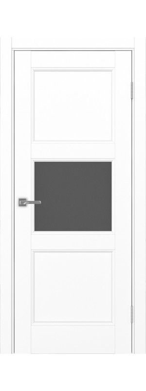 Межкомнатная дверь Турин Neo 530.121.40  Белый снежный Графит матовое 400x2000 мм