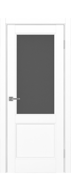 Межкомнатная дверь Турин Neo 502.21.45  Белый снежный Графит матовое 450x2000 мм