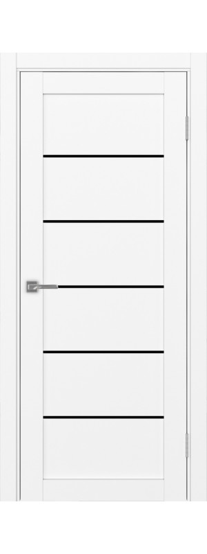 Межкомнатная дверь Турин 506.12.70  Белый снежный LACчерный 700x2000 мм
