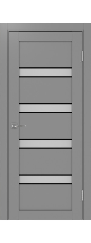 Межкомнатная дверь Турин 505AПCSB.12.40  Серый Мателюкс 400x2000 мм
