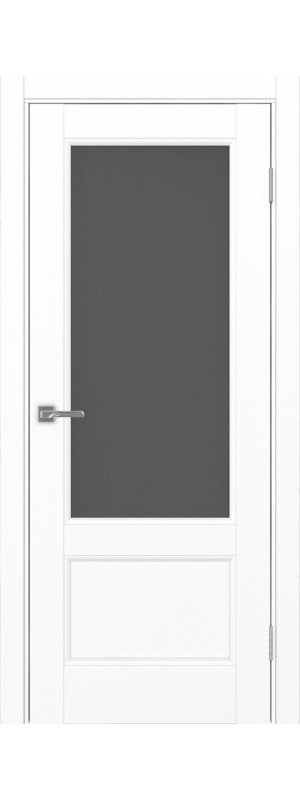 Межкомнатная дверь Турин Neo 540ПФ.21.45  Белый снежный Графит матовое 450x2000 мм