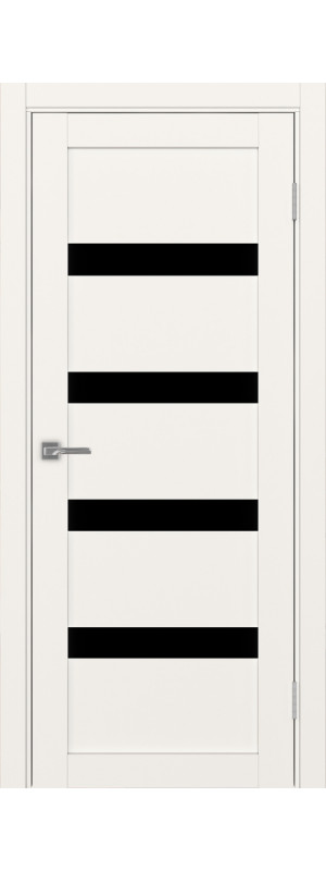 Межкомнатная дверь Турин 505.12.45  Бежевый LACчерный 450x2000 мм
