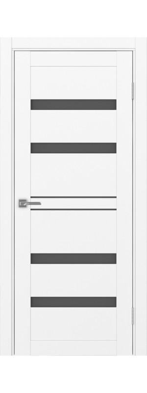 Межкомнатная дверь Турин 561.12.80  Белый снежный Графит матовое 800x2000 мм
