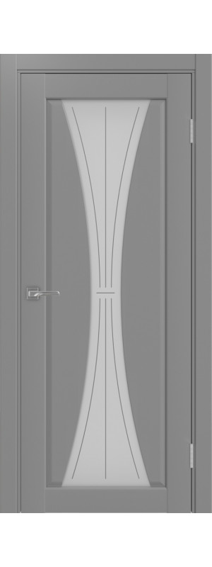 Межкомнатная дверь Сицилия 732.121.80  Серый Стекло Линии 800x2000 мм