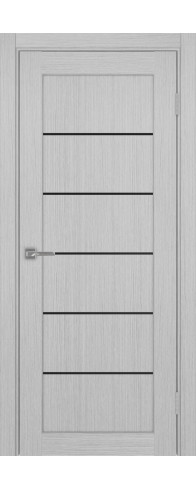 Межкомнатная дверь - Парма_401АППSB.1 ЭКО-шпон Дуб серый FL. Размер: 40*200
