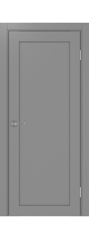 Межкомнатная дверь - Парма_401.1 ЭКО-шпон Серый. Размер: 30*200