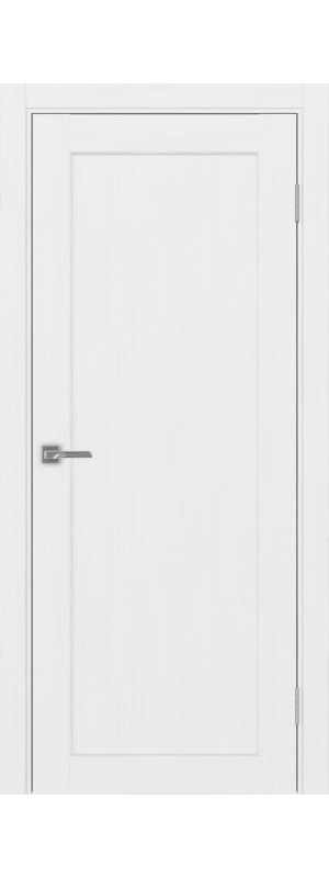 Межкомнатная дверь - Парма_401.1 ЭКО-шпон Белый лёд. Размер: 30*200