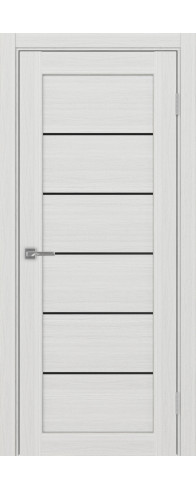 Межкомнатная дверь - Парма_401АППSB.1 ЭКО-шпон Ясень серебристый. Размер: 35*200