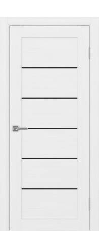 Межкомнатная дверь - Парма_401АППSB.1 ЭКО-шпон Белый лёд. Размер: 30*200