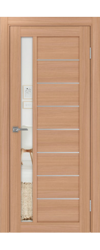 Межкомнатная дверь - Турин_554АППSC.21 ЭКО-шпон Ясень тёмный. Размер: 60*200