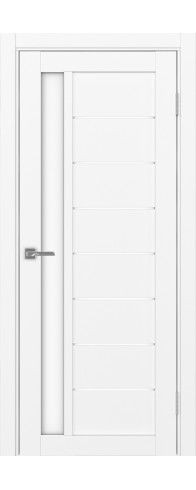 Межкомнатная дверь - Турин_554.21 ЭКО-шпон Белый снежный. Размер: 60*200