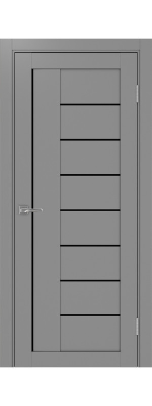 Межкомнатная дверь - Турин_524AППSB.11 ЭКО-шпон Серый. Размер: 70*200