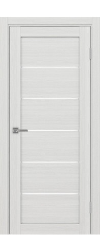 Межкомнатная дверь - Турин_506.12 ЭКО-шпон Ясень серебристый. Размер: 35*200