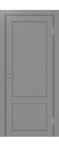 Межкомнатная дверь - Турин_540ПФ.11 ЭКО-шпон Серый. Размер: 40*200