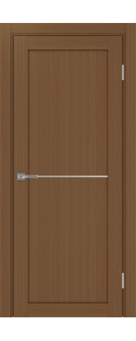 Межкомнатная дверь - Турин_502АПП молдинг SC.11 ЭКО-шпон Орех NL. Размер: 35*200