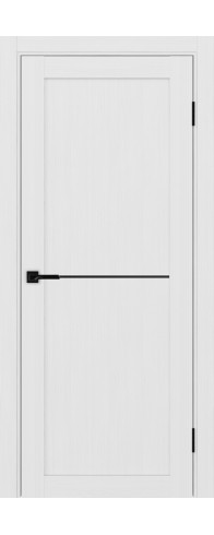 Межкомнатная дверь - Турин_502АПП молдинг SB.11 ЭКО-шпон Белый лёд. Размер: 45*200